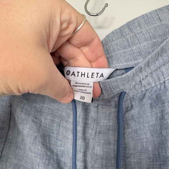Athleta Women's Linen Joggers - Picture 2 of 4